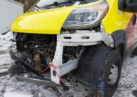 2021 Ram Promaster 2500 High Roof 136 Wb from USA, damaged, VIN 3C6LRVCG0ME576538